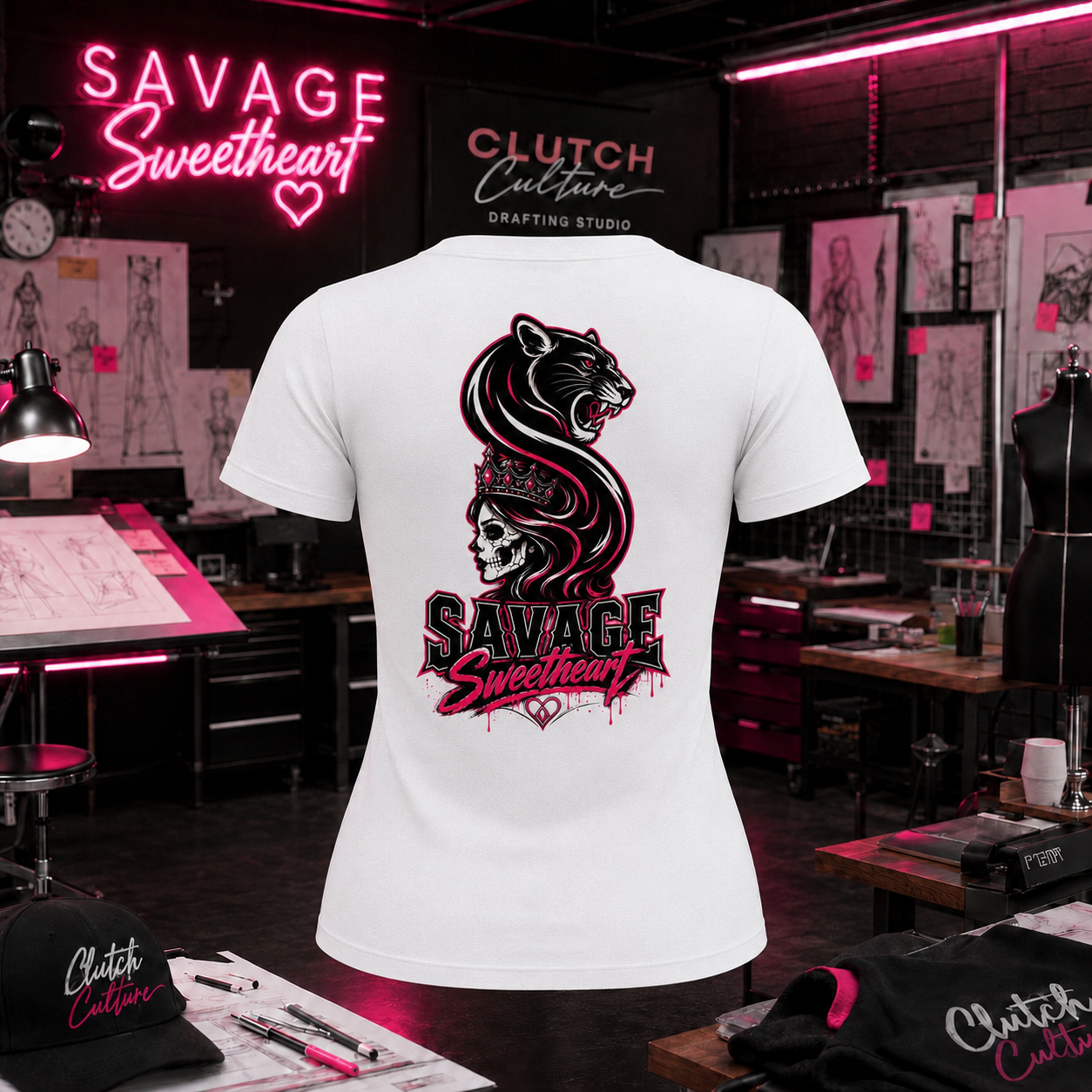 Savage Sweetheart - Lion - T-Shirt