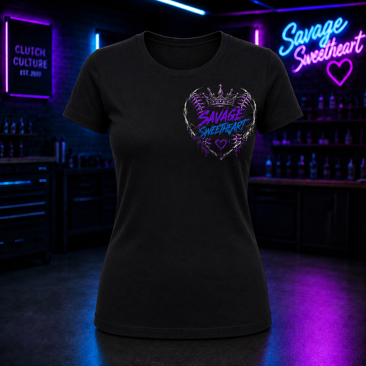 Savage Sweetheart - Queen Of Crash - T-Shirt