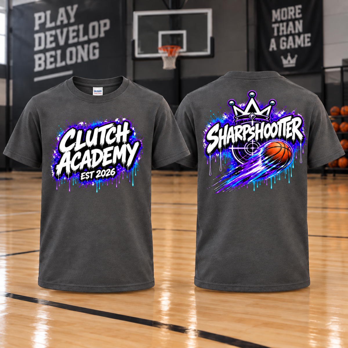 Clutch Academy - Sharp Shooter - T- Shirt