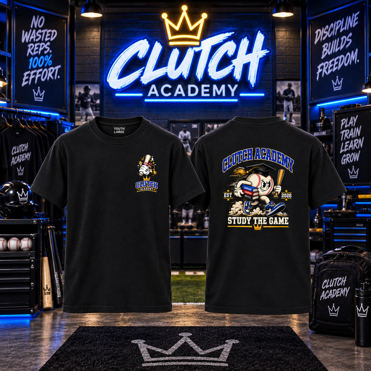 Clutch Academy - Student Of The Game  - T- Shirt