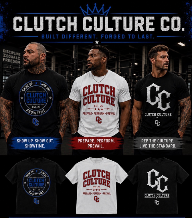 Clutch Typography T-Shirt