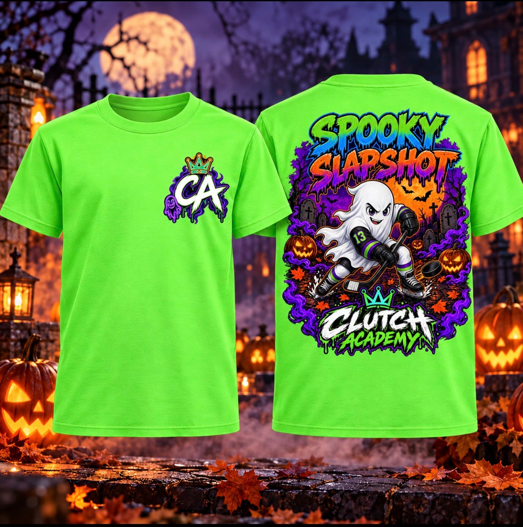 Clutch Academy -Spooky Slap-shot-T-Shirt
